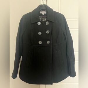 Liz Lange Black Double-Breasted Blazer